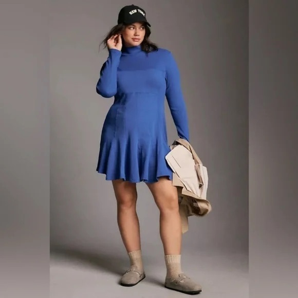 Anthropologie Dresses & Skirts - Anthropologie | Daily Practice by Anthropologie Long-Sleeve Mini Swing Dress 1X